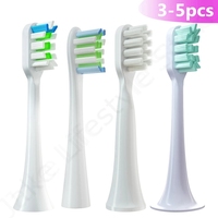 3-5 sztuk szczotka wymienna głowica do Soocas X3 Oclean X Mijia T100 T300 T500 elektryczna szczoteczka ultradźwiękowa Soocare dysze 1